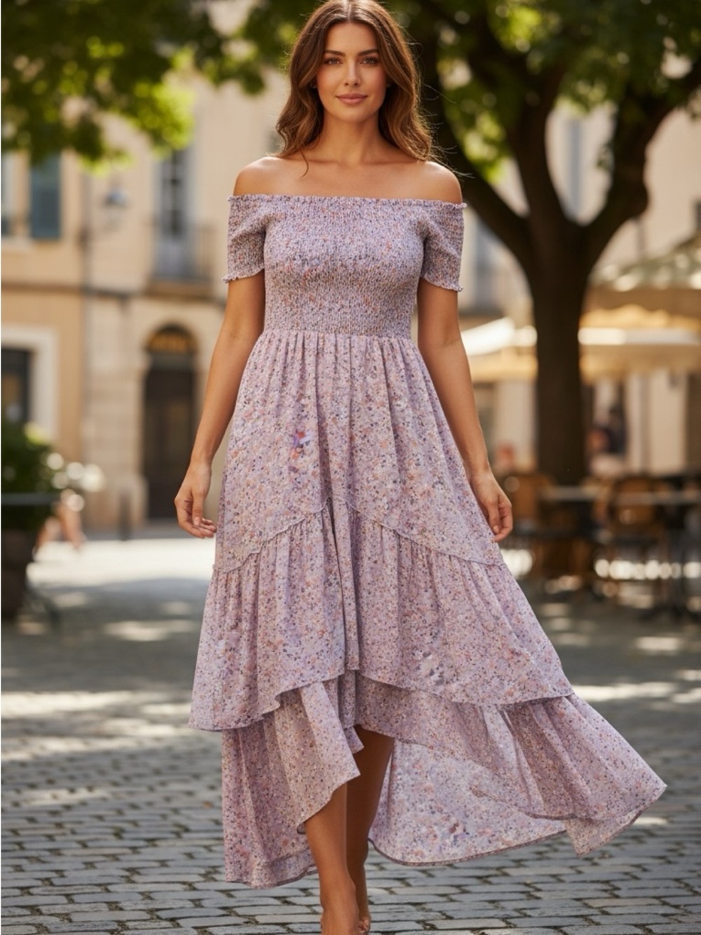 Lea & Viola summer dress light purple size XS NWT